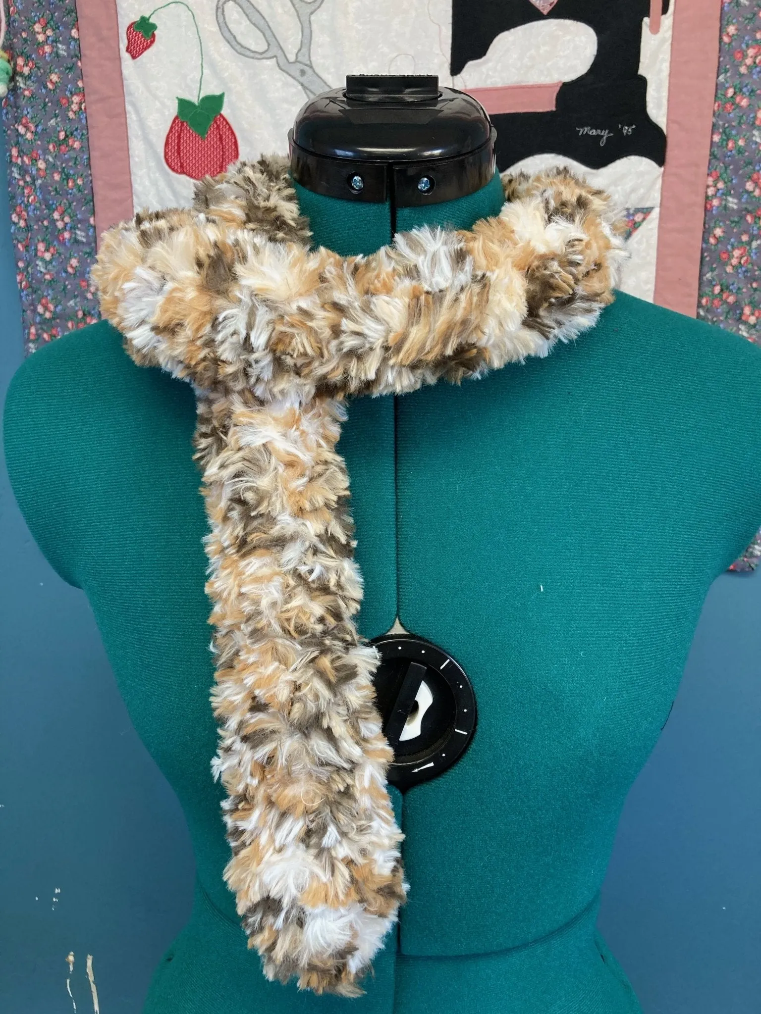 Tiger Scarf Faux Fur