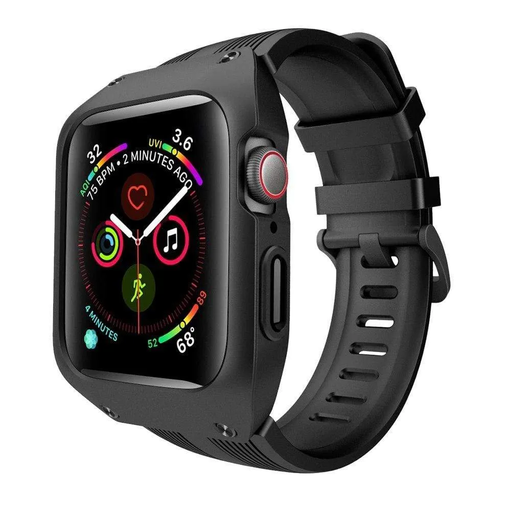 Tough Sports Watch Band With Built In Case