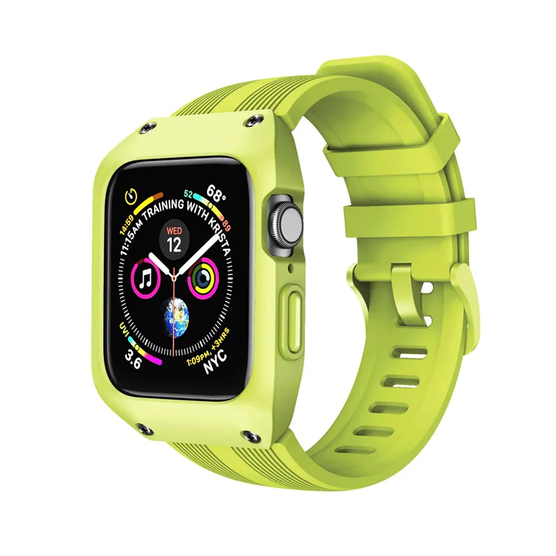 Tough Sports Watch Band With Built In Case