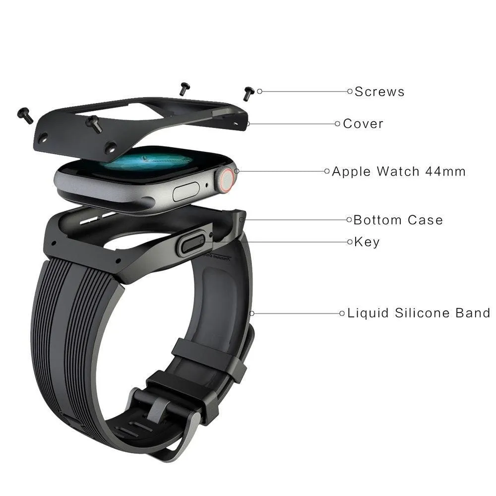 Tough Sports Watch Band With Built In Case