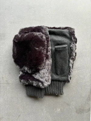 Tourcoing Mittens Black