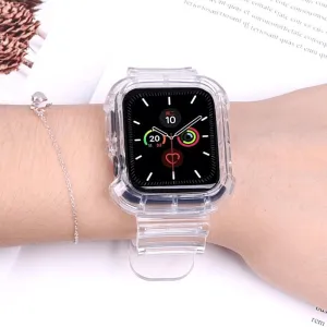 Transparent Sports Watch Band With Built In Case