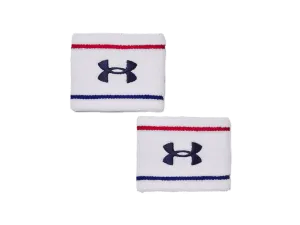 UA Unisex Striped Performance Terry 2-Pack Wristbands