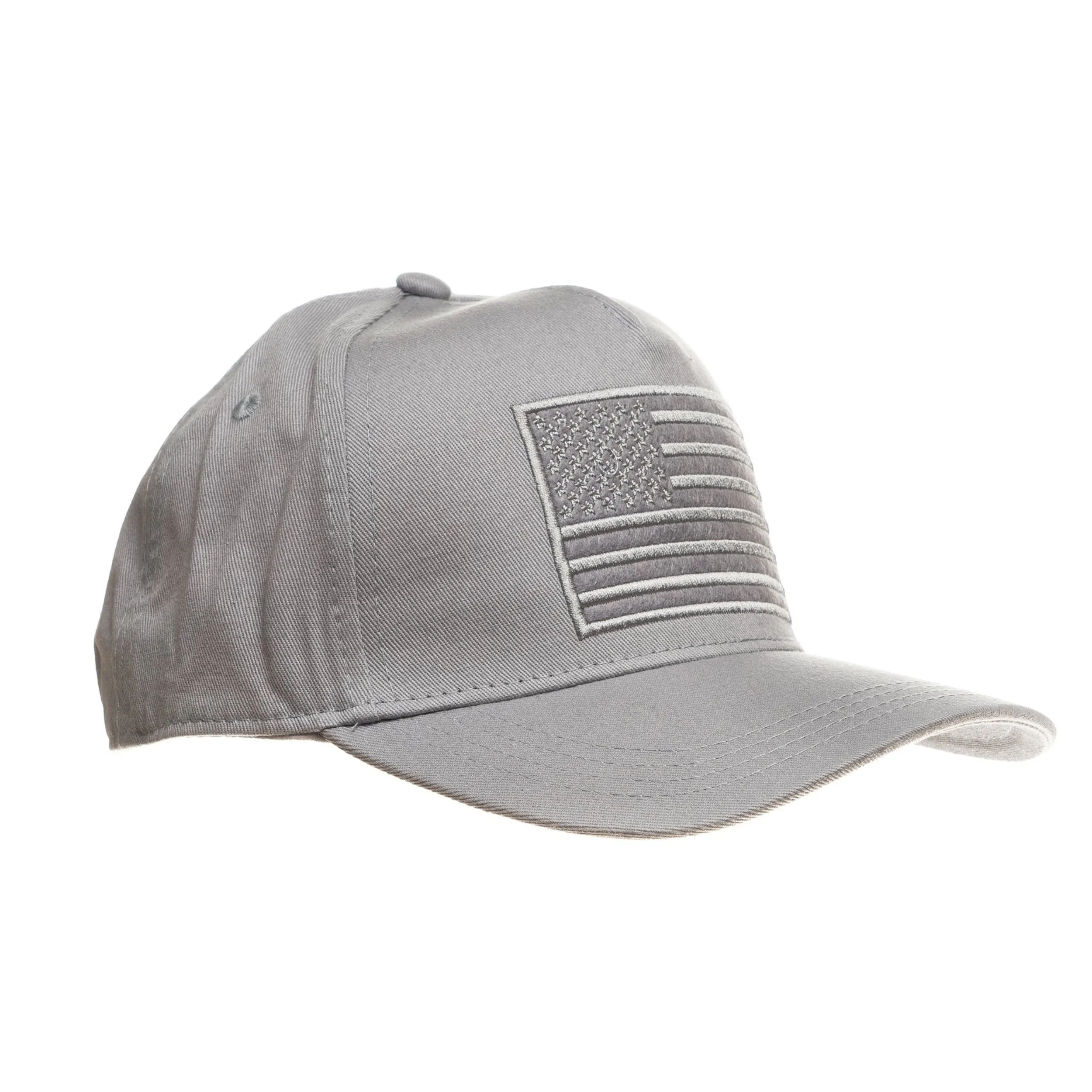 USA All Grey Flag Kids Trucker Hat Snapback Flat Bill