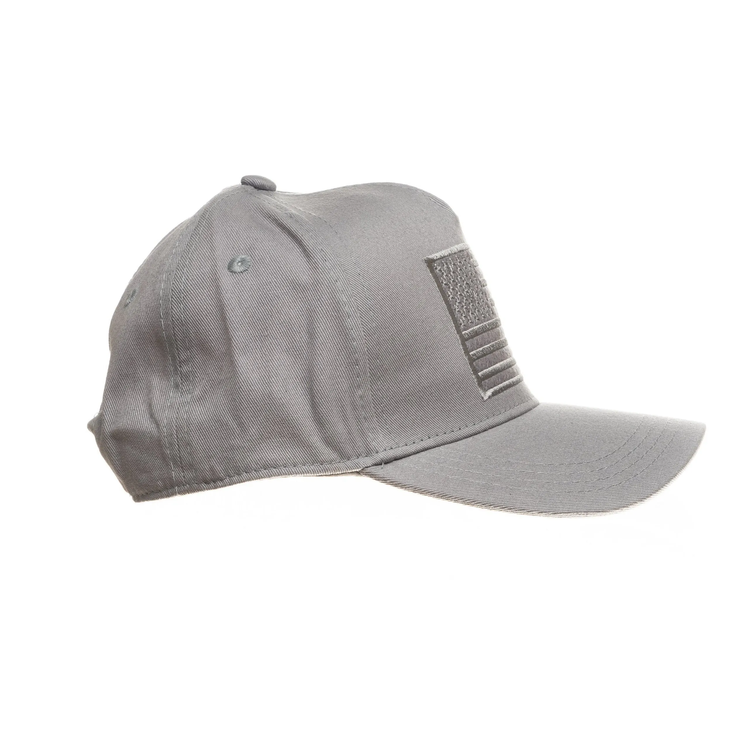 USA All Grey Flag Kids Trucker Hat Snapback Flat Bill