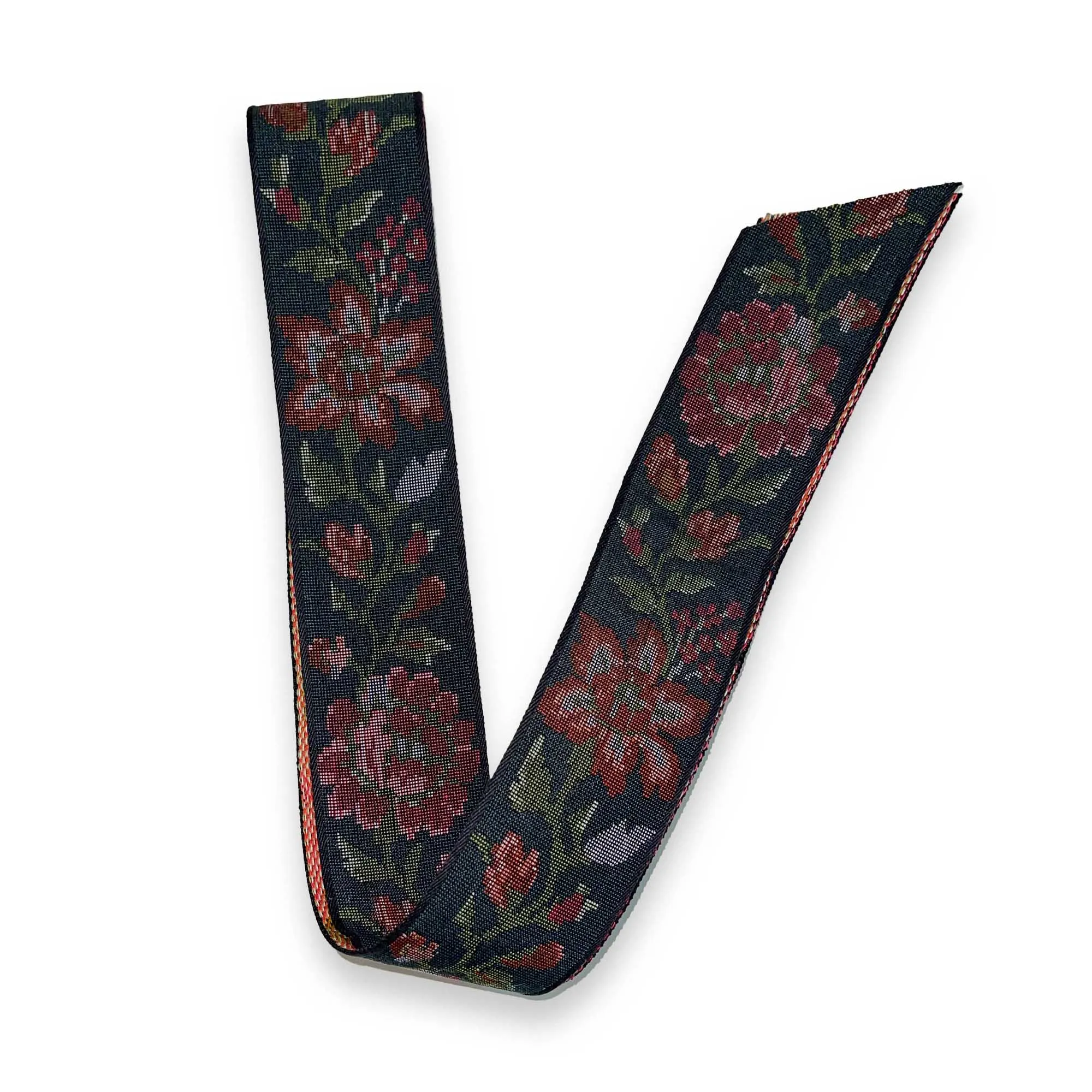 Vintage Black Dahlia Ribbon - Short
