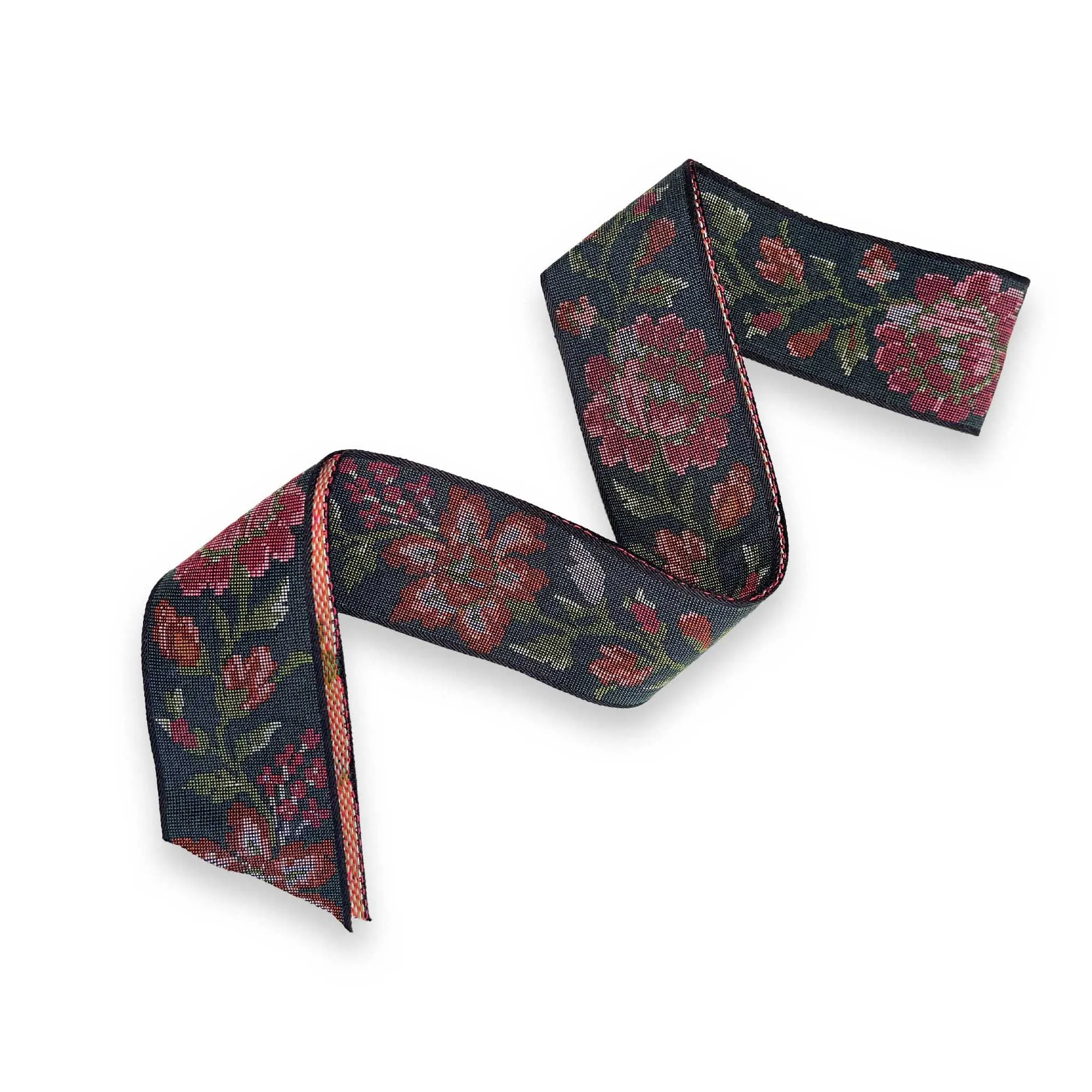 Vintage Black Dahlia Ribbon - Short