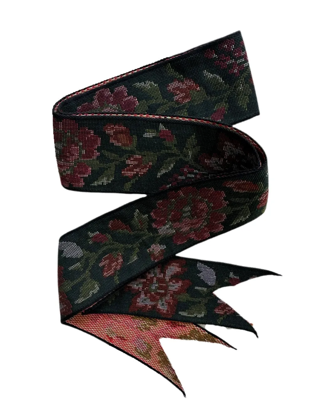 Vintage Black Dahlia Ribbon - Short