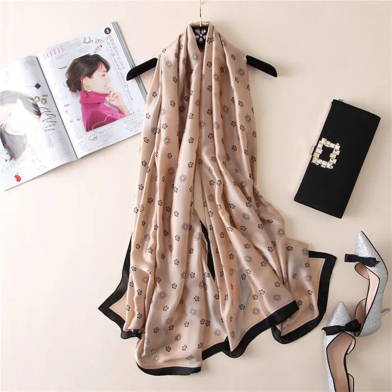Vogue Silkly Scarf for Women Lightweight Shawl Wraps Holiday Scarf Gift Scarves Women
