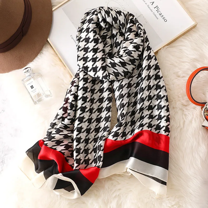Vogue Silkly Scarf for Women Lightweight Shawl Wraps Holiday Scarf Gift Scarves Women