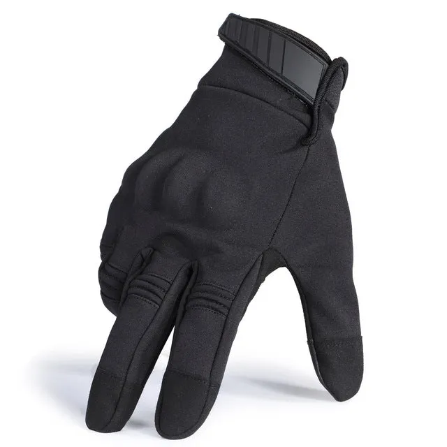 Warmer Fleece Snowboard Tactical Hard Knuckle Full Finger Gloves