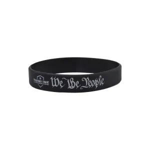 We The People Silicone Wristband