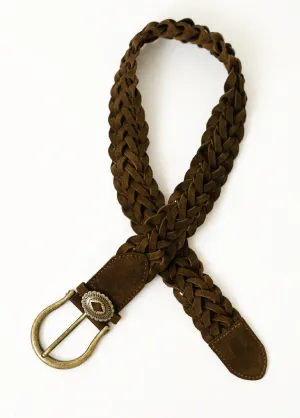 Wendie Leather Belt in Nutmeg