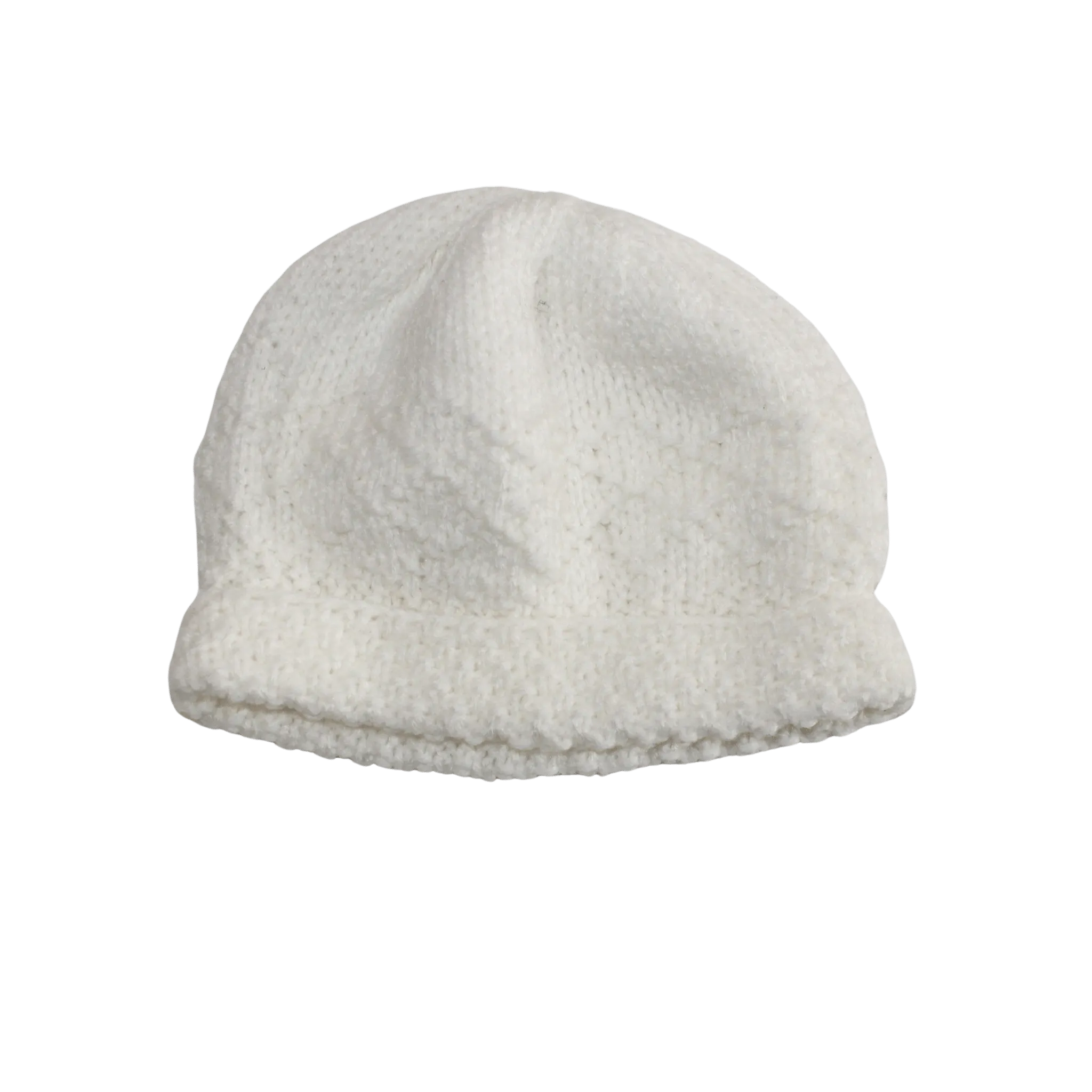 White Knitted Hat