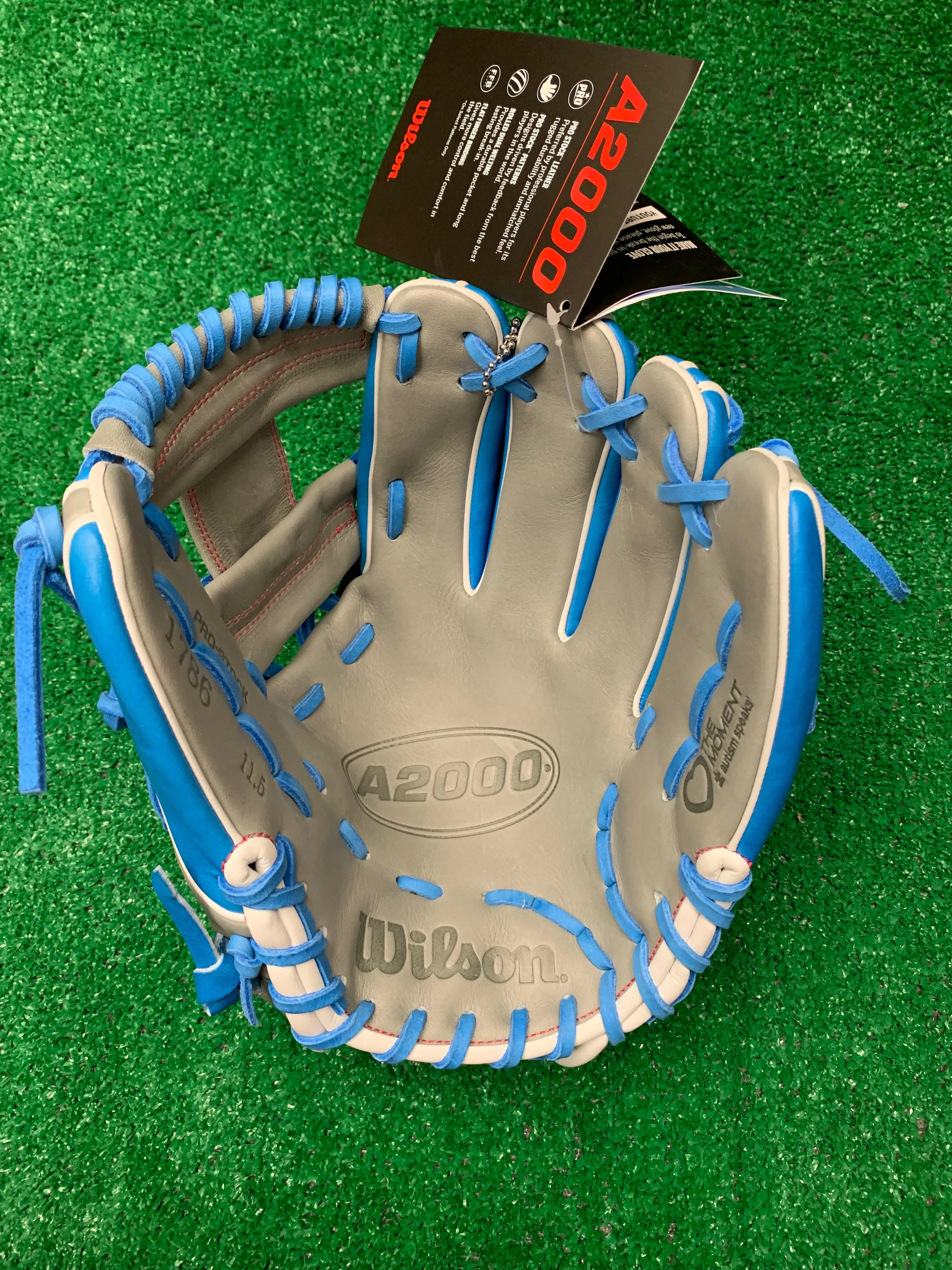 Wilson A2000 11.5" LTM 1786 Autism Speaks Baseball Glove