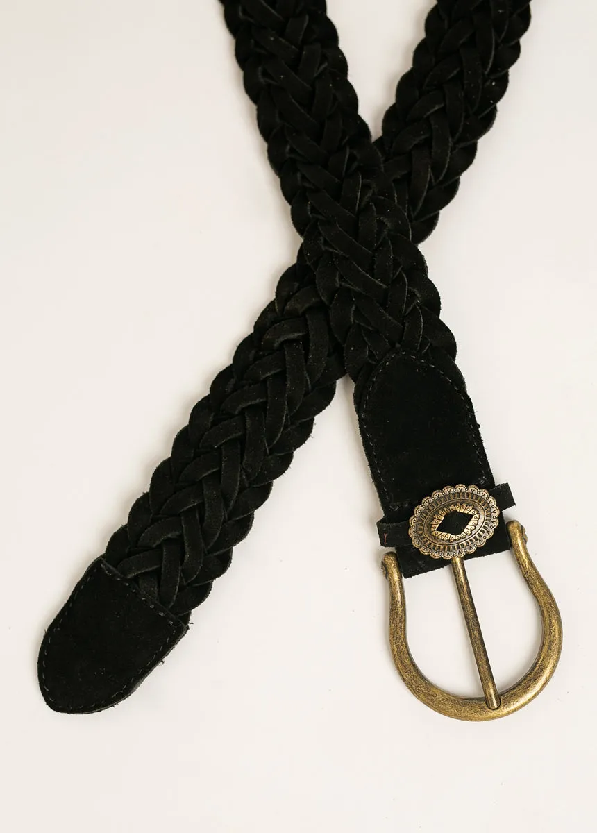 Winslow Leather Belt in Black