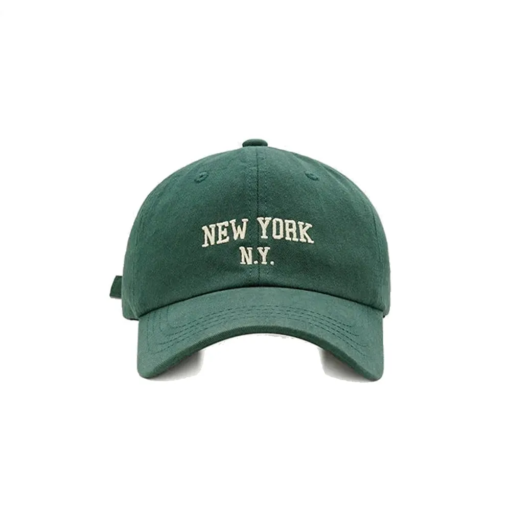 Women's Baseball Cap Green 3D Embroidery Hip-hop Hats