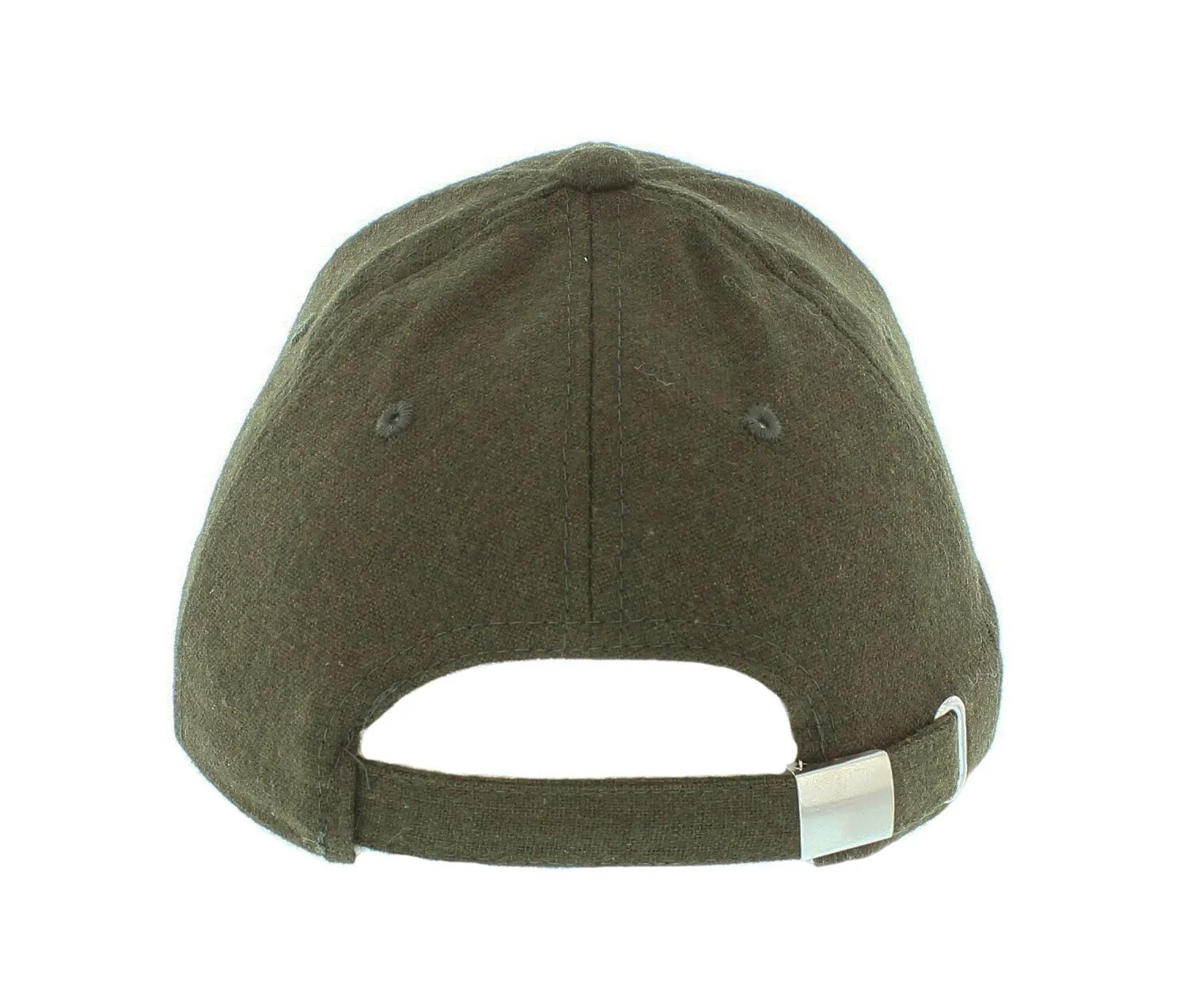 Woody Melton Wool Baseball Cap in Olive Green