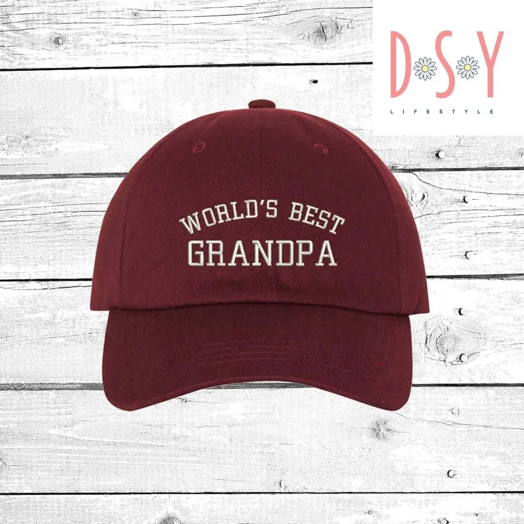 Worlds Best Grandpa Baseball Hat