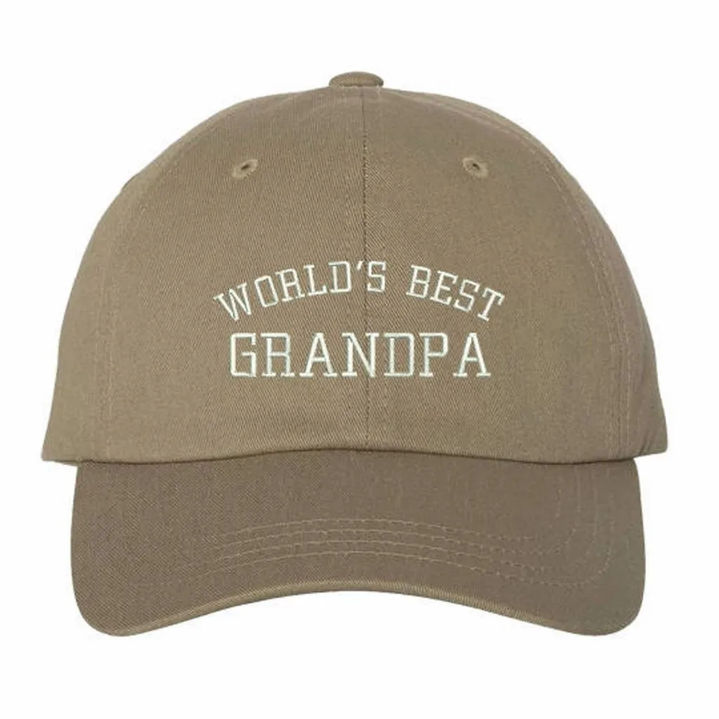 Worlds Best Grandpa Baseball Hat