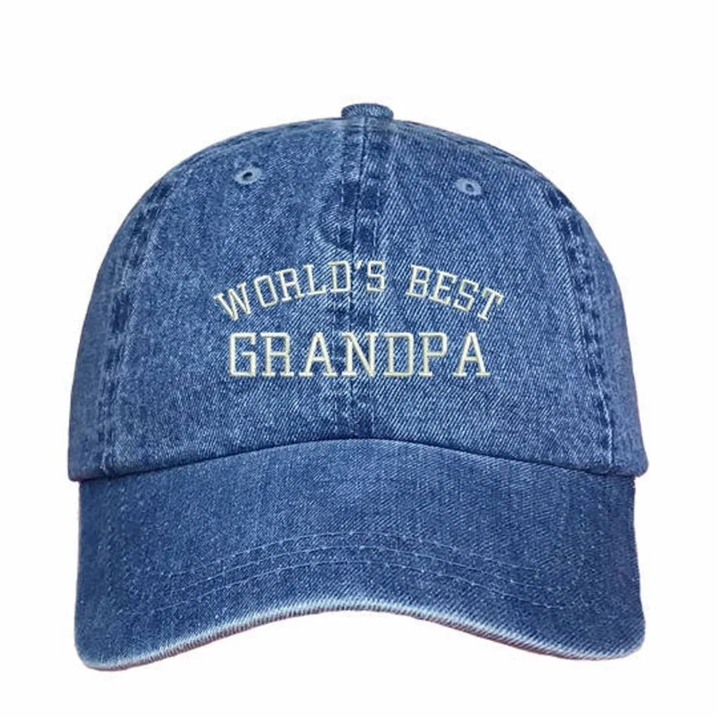 Worlds Best Grandpa Baseball Hat