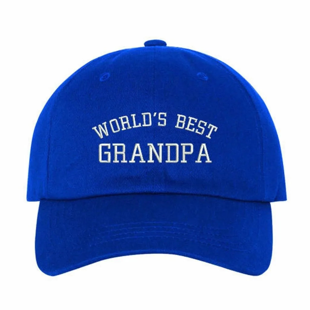 Worlds Best Grandpa Baseball Hat