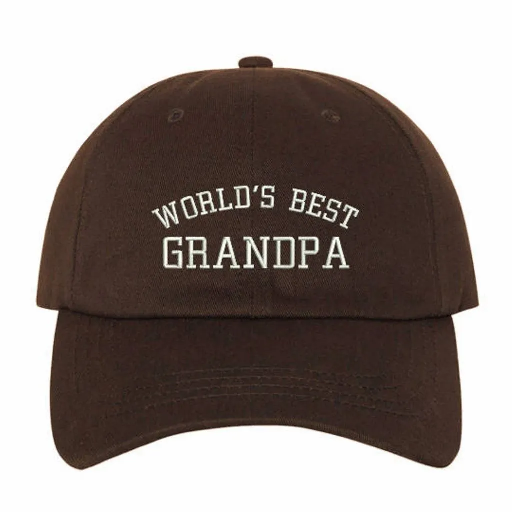 Worlds Best Grandpa Baseball Hat