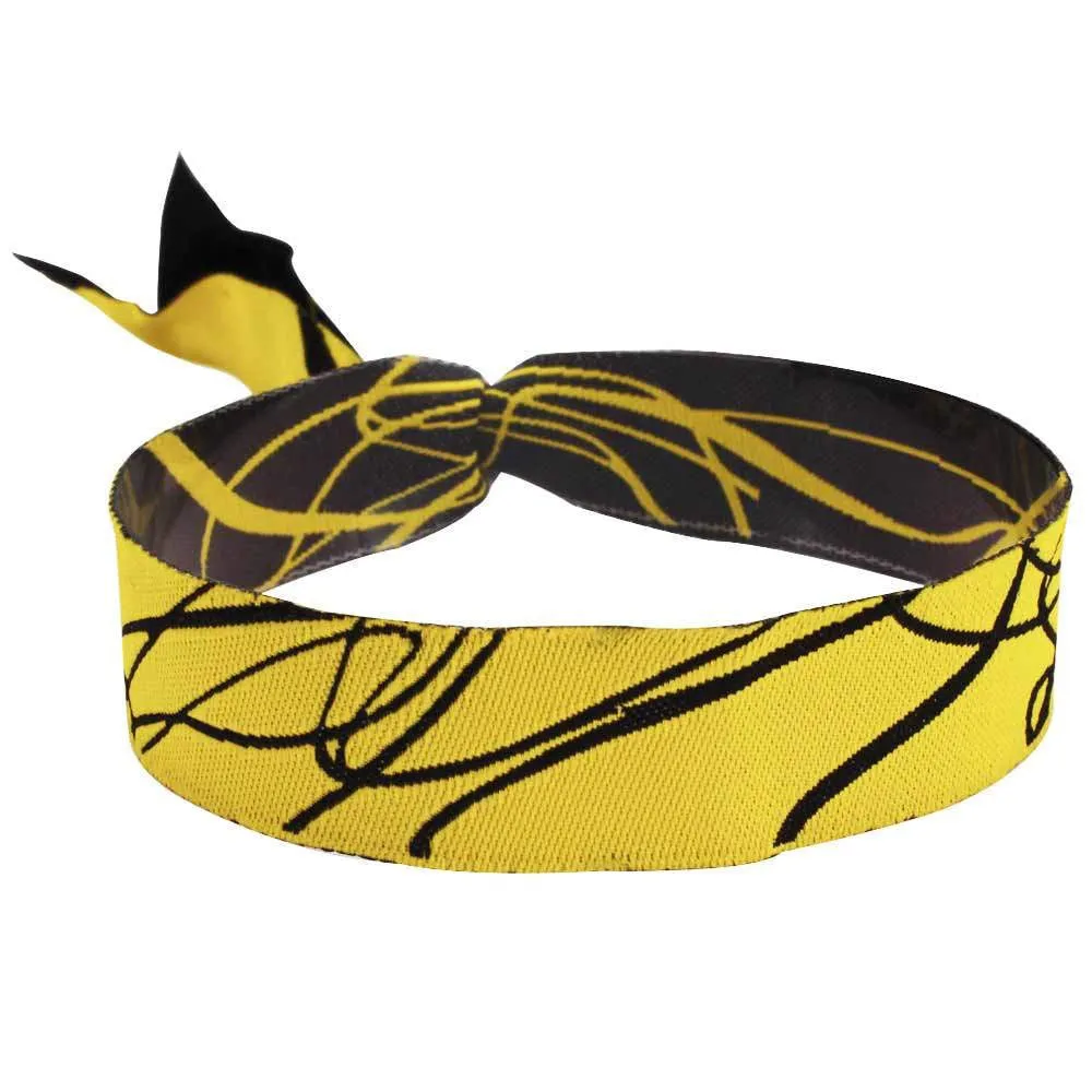 Woven Wristbands 1/2" Swirl Design - High Security Closure WOBS (100/Pack)