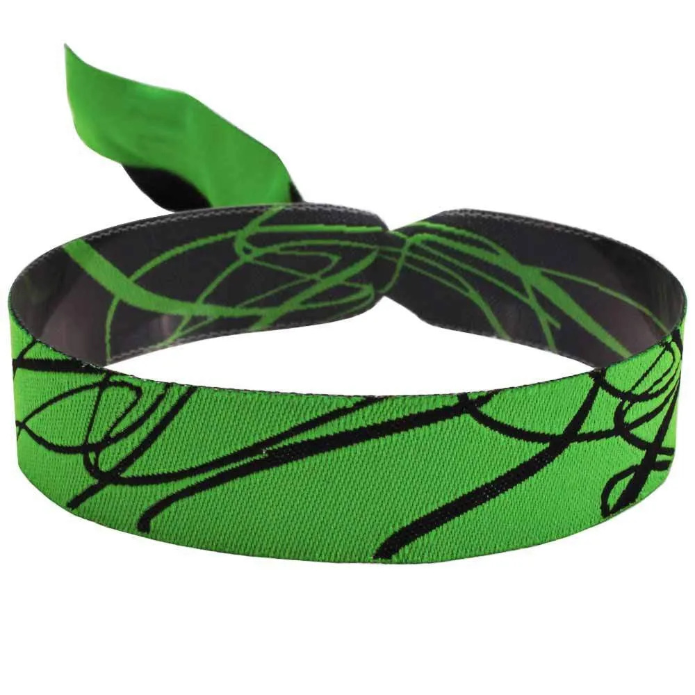 Woven Wristbands 1/2" Swirl Design - High Security Closure WOBS (100/Pack)