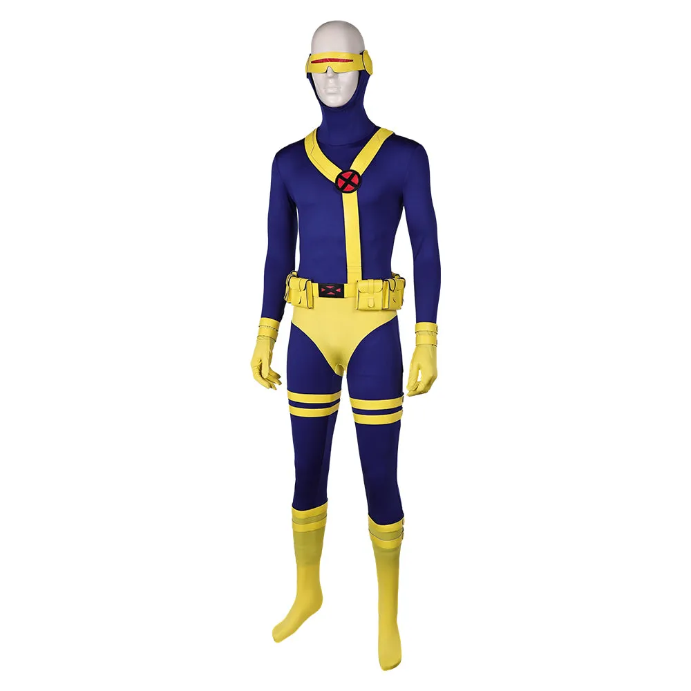 X-Men '97 Cyclops Scott Summers Combat Suit Cosplay Costume Outfits Halloween Carnival Suit