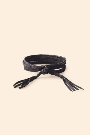 Xirena Treva Belt in Black Leather