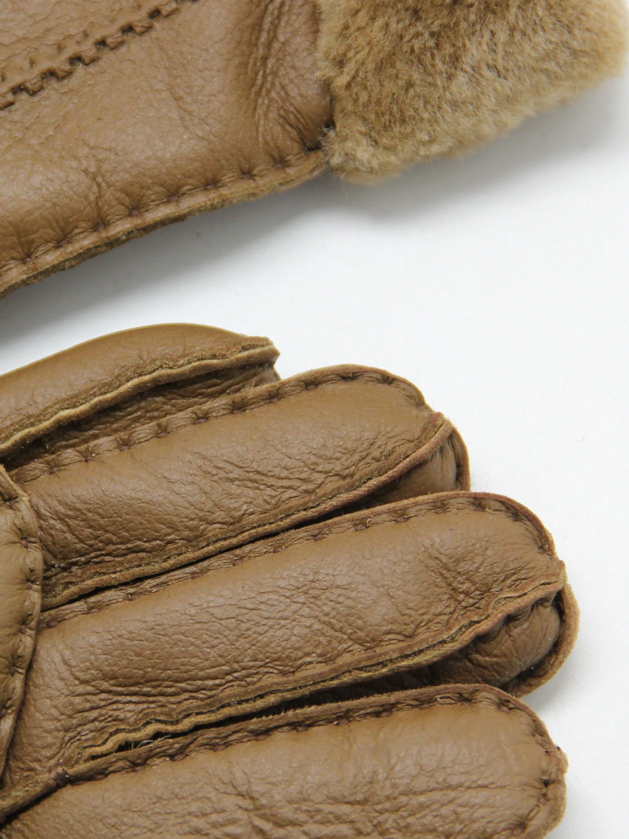 YISEVEN Womens Sheepskin Shearling Leather Gloves