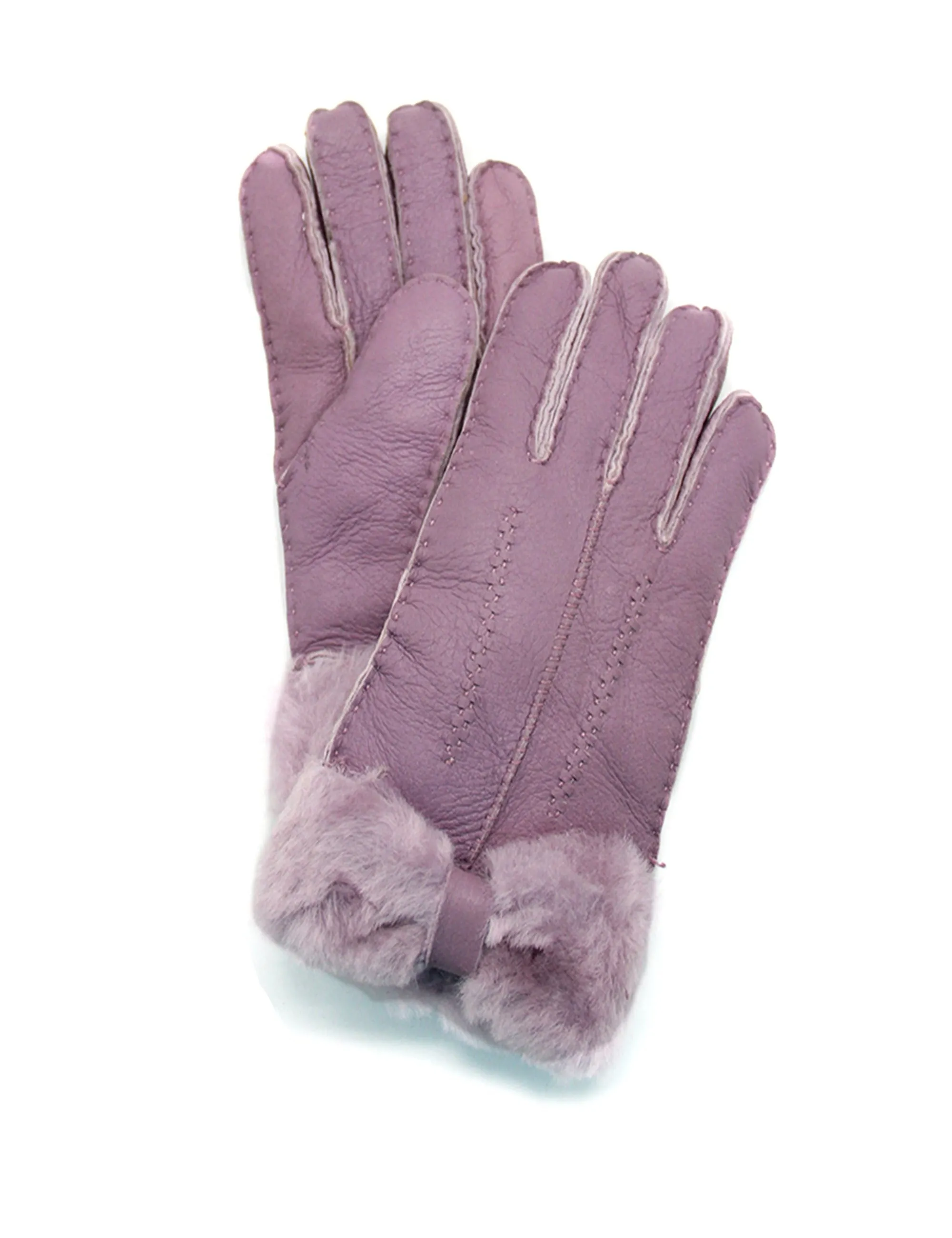 YISEVEN Womens Sheepskin Shearling Leather Gloves