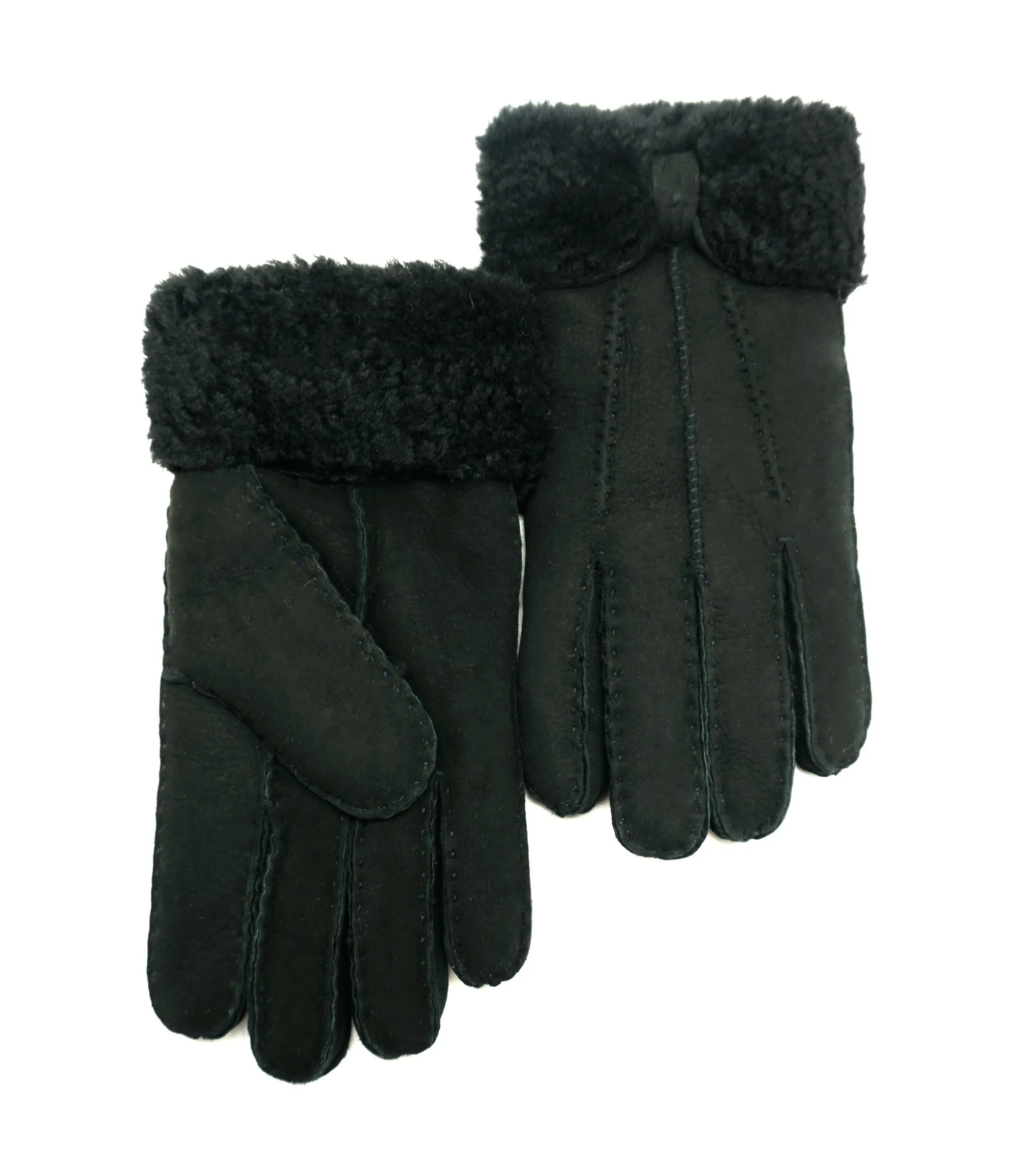 YISEVEN Womens Sheepskin Shearling Leather Gloves