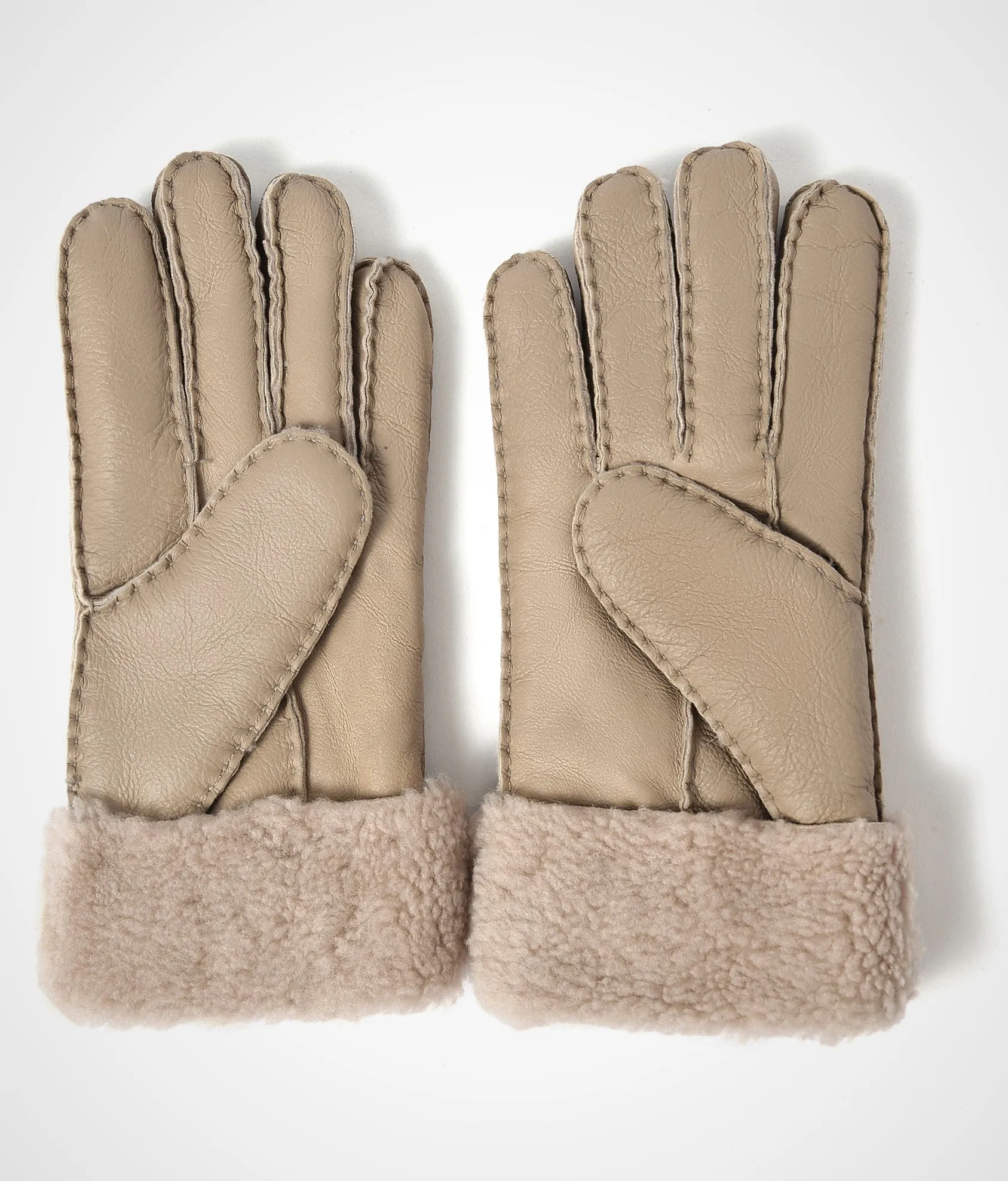 YISEVEN Womens Sheepskin Shearling Leather Gloves