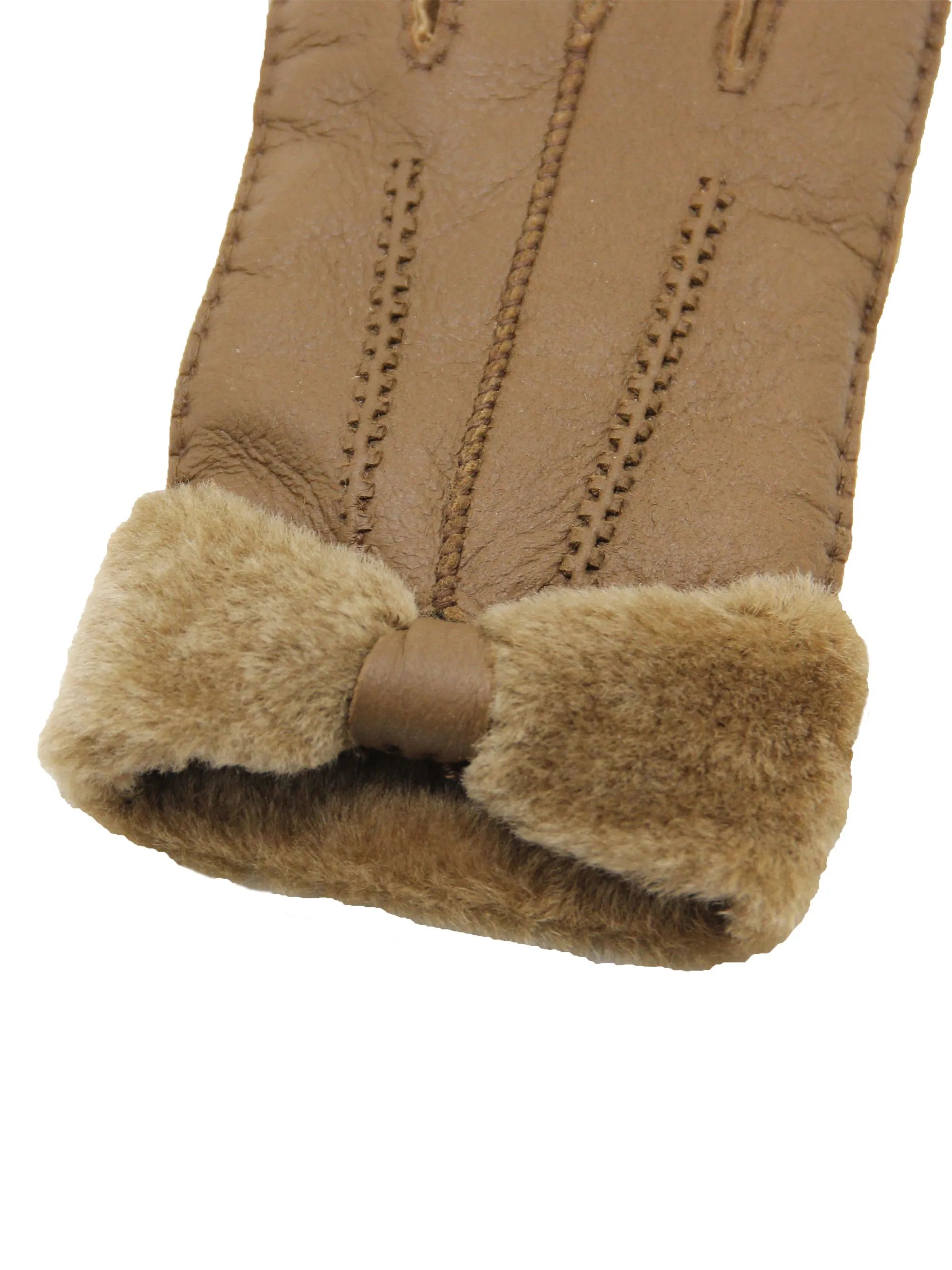 YISEVEN Womens Sheepskin Shearling Leather Gloves