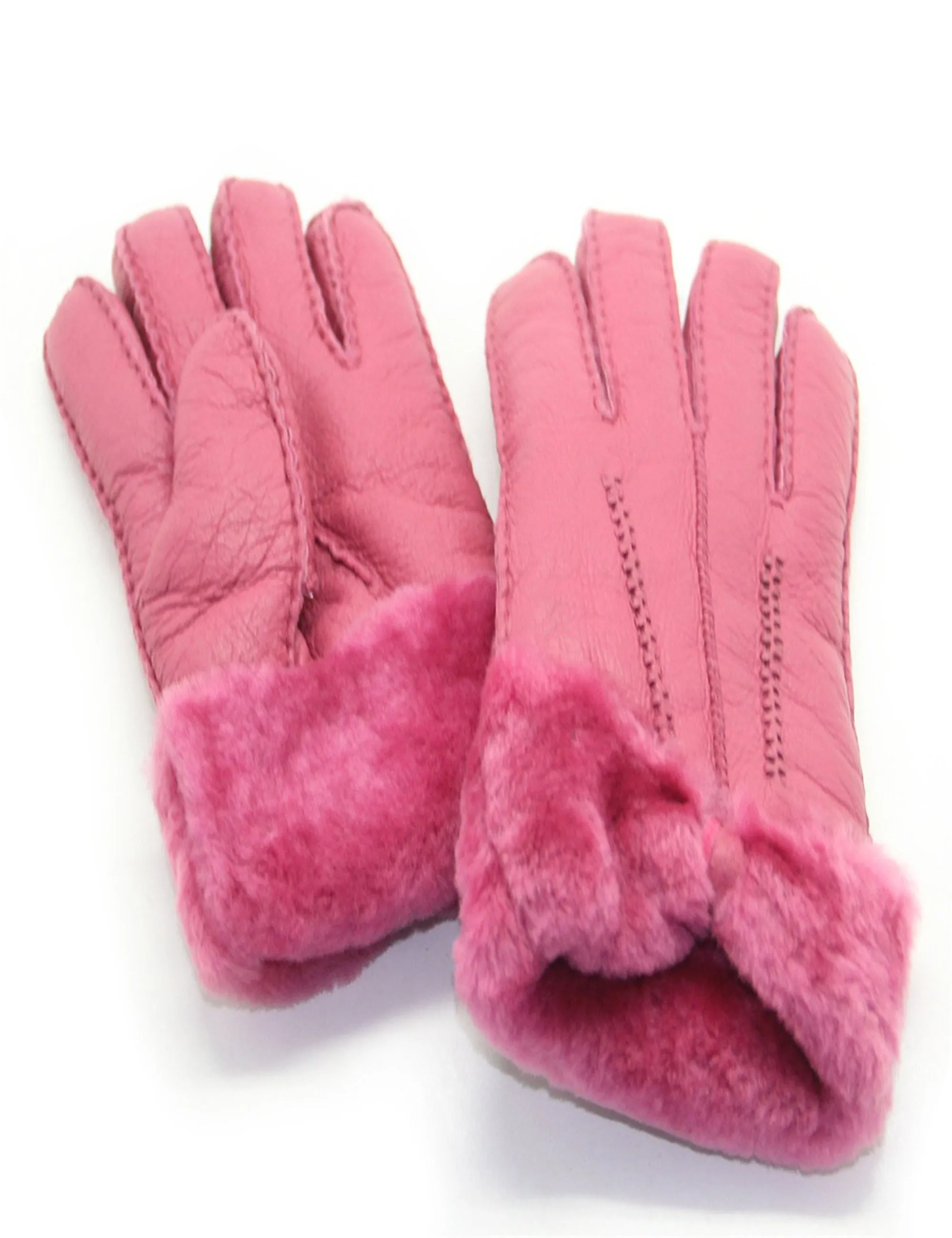 YISEVEN Womens Sheepskin Shearling Leather Gloves