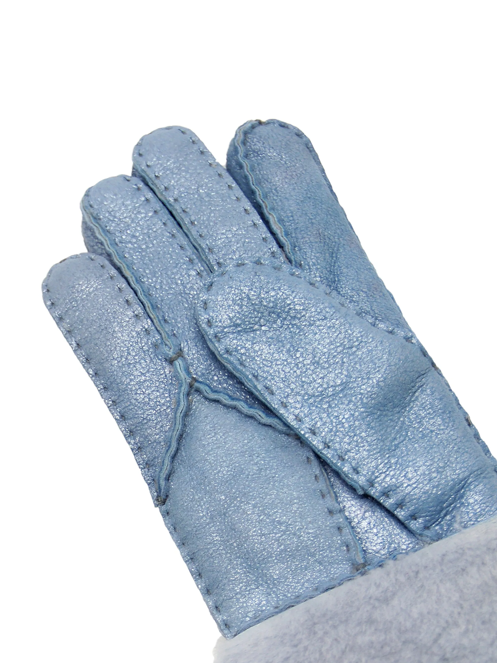 YISEVEN Womens Sheepskin Shearling Leather Gloves