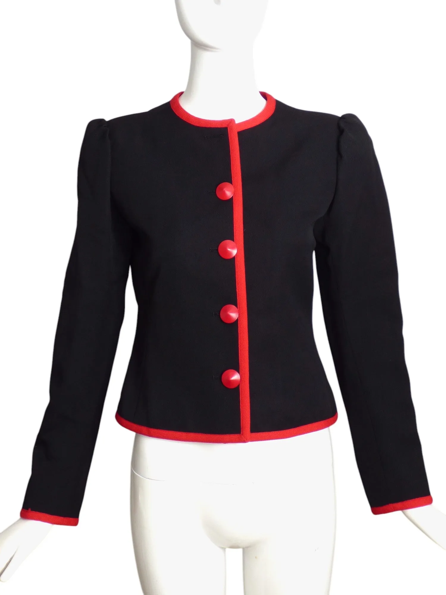 YVES SAINT LAURENT- 1970s Wool Blazer, Size-6