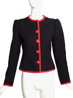 YVES SAINT LAURENT- 1970s Wool Blazer, Size-6
