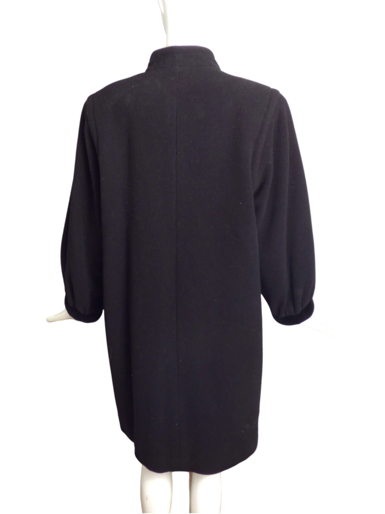 YVES SAINT LAURENT- 1980s Wool Fleece Coat, Size 6